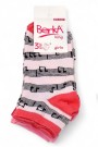 Berka 3'lü Kız Çocuk Patik Çorap (9-10 Yaş) 9701-8