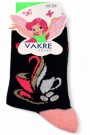 Vakre Kız Çocuk Çorap (9-10 Yaş) 9703-10