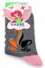 Vakre Kız Çocuk Çorap (9-10 Yaş) 9703-11