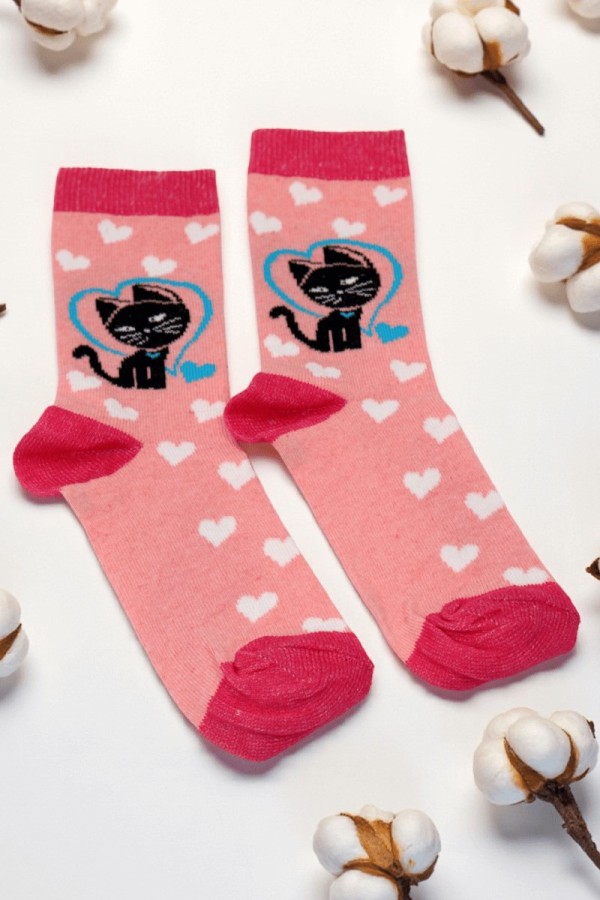 Vakre Kız Çocuk Çorap (9-10 Yaş) 9703-13