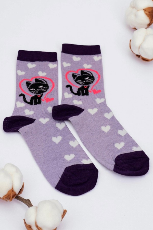 Vakre Kız Çocuk Çorap (9-10 Yaş) 9703-14