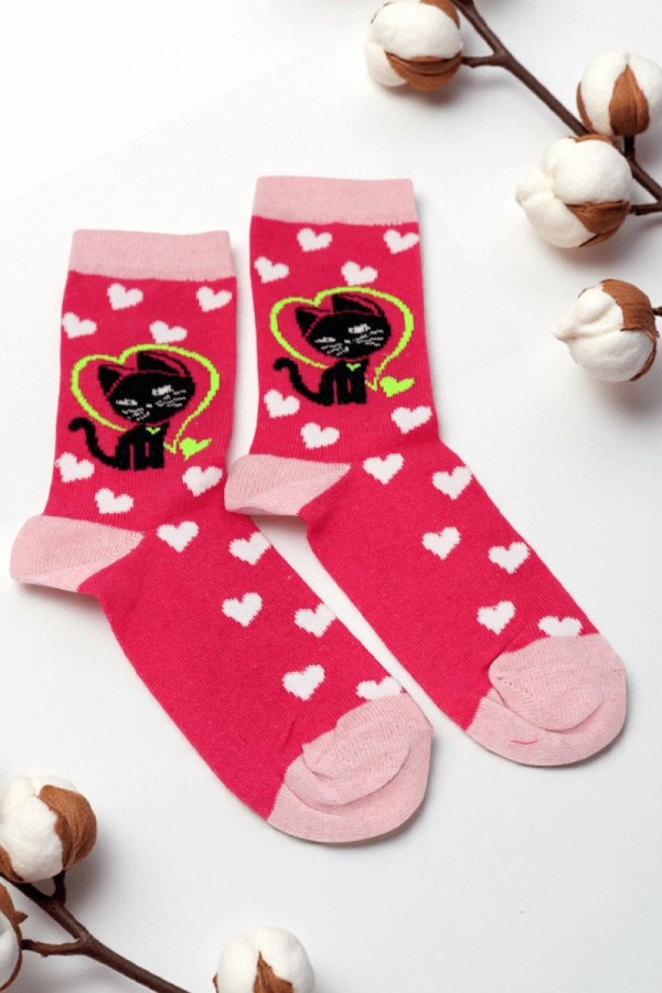 Vakre Kız Çocuk Çorap (9-10 Yaş) 9703-15