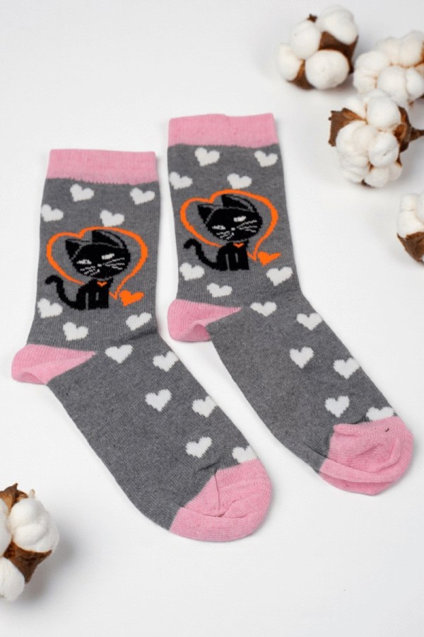 Vakre Kız Çocuk Çorap (9-10 Yaş) 9703-16