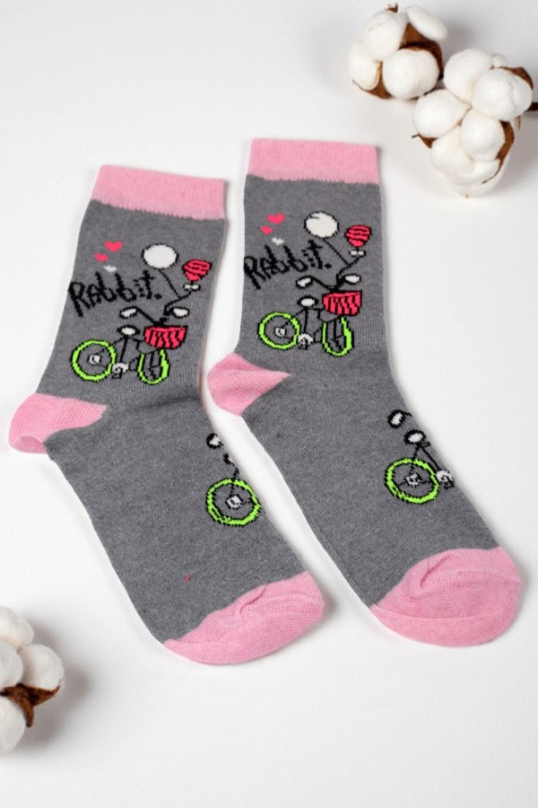 Vakre Kız Çocuk Çorap (9-10 Yaş) 9703-17