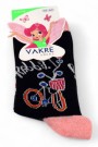 Vakre Kız Çocuk Çorap (9-10 Yaş) 9703-19
