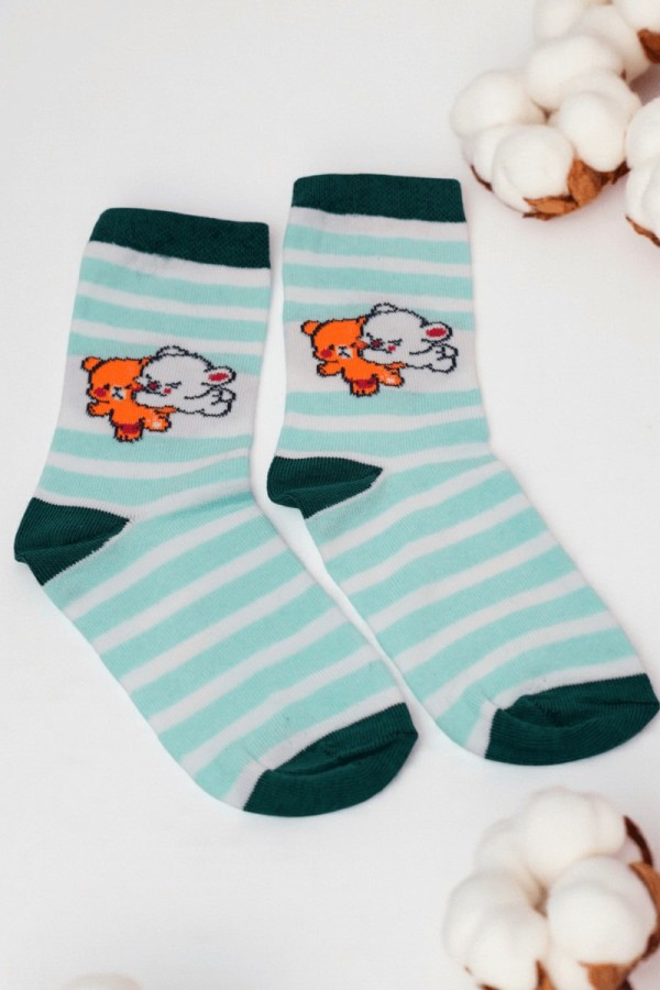 Vakre Kız Çocuk Çorap (9-10 Yaş) 9703-3