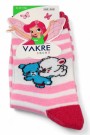 Vakre Kız Çocuk Çorap (9-10 Yaş) 9703-4