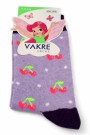 Vakre Kız Çocuk Çorap (9-10 Yaş) 9703-6
