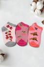 Berka 3'lü Kız Çocuk Patik Çorap (3-4 Yaş) 9601-1