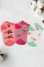 Berka 3'lü Kız Çocuk Patik Çorap (3-4 Yaş) 9601-3