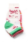 Berka 3'lü Kız Çocuk Patik Çorap (3-4 Yaş) 9601-5
