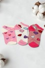 Berka 3'lü Kız Çocuk Patik Çorap (3-4 Yaş) 9601-6