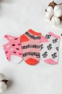 Berka 3'lü Kız Çocuk Patik Çorap (3-4 Yaş) 9601-7