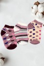 Berka 3'lü Kız Çocuk Patik Çorap (3-4 Yaş) 9601-9