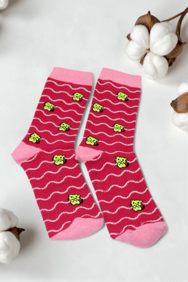 Vakre Kız Çocuk  Çorap (11-12 Yaş) 9502-2