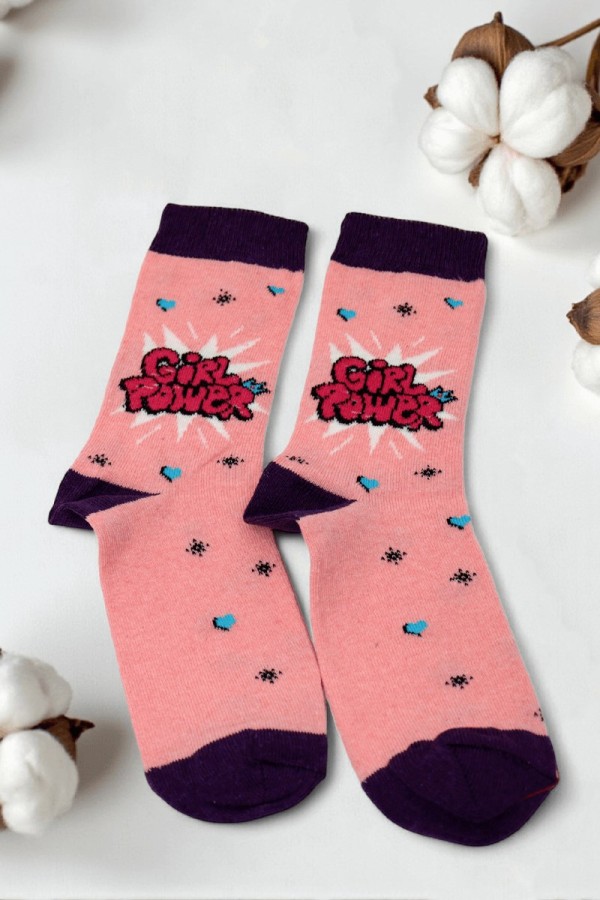 Vakre Kız Çocuk Çorap (11-12 Yaş) 9505-1