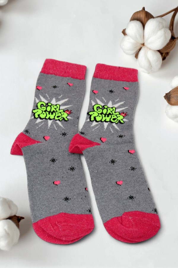 Vakre Kız Çocuk  Çorap (11-12 Yaş) 9505-2