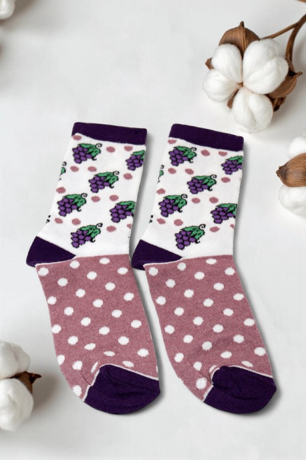 Vakre Kız Çocuk  Çorap (11-12 Yaş) 9507-3