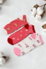 Berka 3'lü Kız Çocuk Patik Çorap (11-12 Yaş) 9508-4