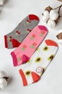 Berka 3'lü Kız Çocuk Patik Çorap (11-12 Yaş) 9511-2