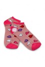 Berka 3'lü Kız Çocuk Patik Çorap  (11-12 Yaş) 9512-1