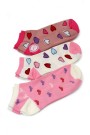 Berka 3'lü Kız Çocuk Patik Çorap  (11-12 Yaş) 9512-1