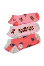 Berka 3'lü Kız Çocuk Patik Çorap (11-12 Yaş) 9514-1