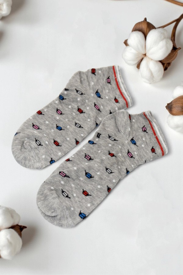 Rasse Kız Çocuk Patik Çorap (11-12 Yaş) 9501-1