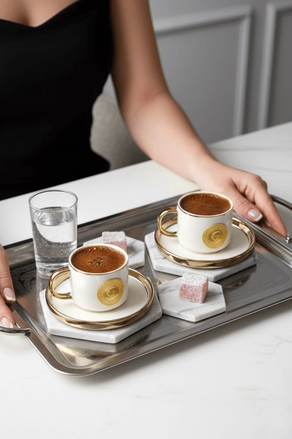 Mitra Porselen 6'lı Kahve Fincan Takımı CMR-2024231