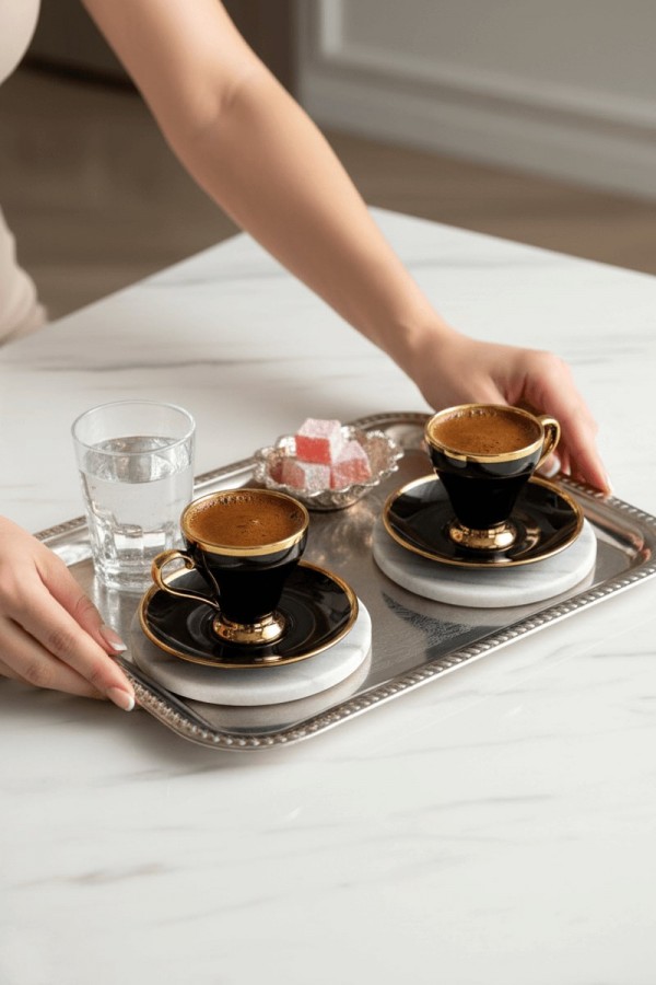 Mitra Porselen 6'lı Kahve Fincan Takımı CMR-2024244-1