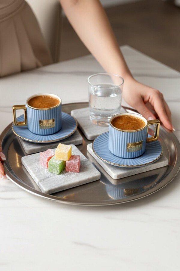 Mitra Porselen 6'lı Kahve Fincan Takımı CMR-2024321-5