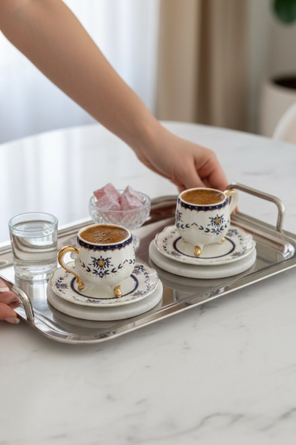 Mitra Porselen 6'lı Kahve Fincan Takımı CMR-2024322-2