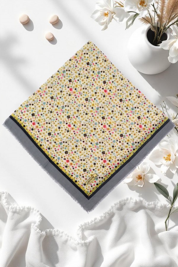 Sinem Desenli Flamlı Eşarp 6505-13