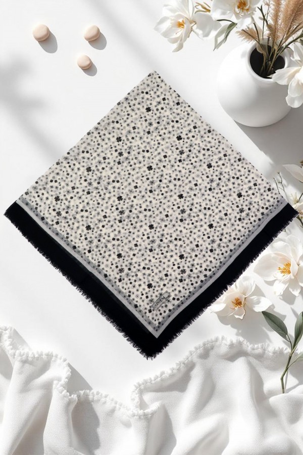 Sinem Desenli Flamlı Eşarp 6505-6