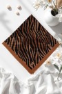 Viessa Zebra Desenli Flamlı Eşarp 6507-10