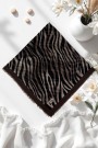 Viessa Zebra Desenli Flamlı Eşarp 6507-3