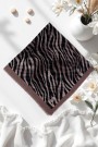 Viessa Zebra Desenli Flamlı Eşarp 6507-5