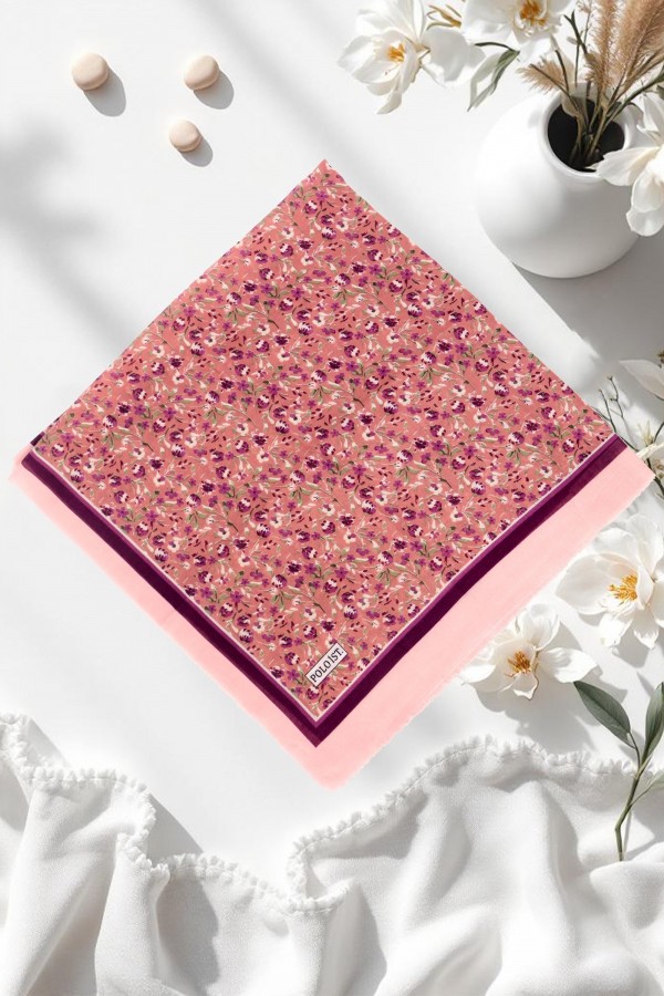 Desenli Flamlı Eşarp  6508-13