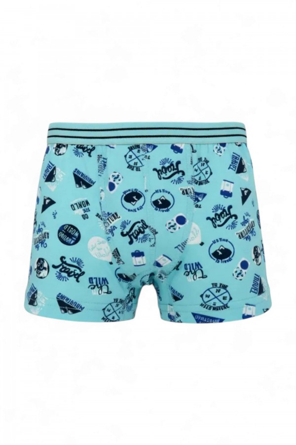 Aldeza 550 Desenli Erkek Çocuk Boxer 8908-1