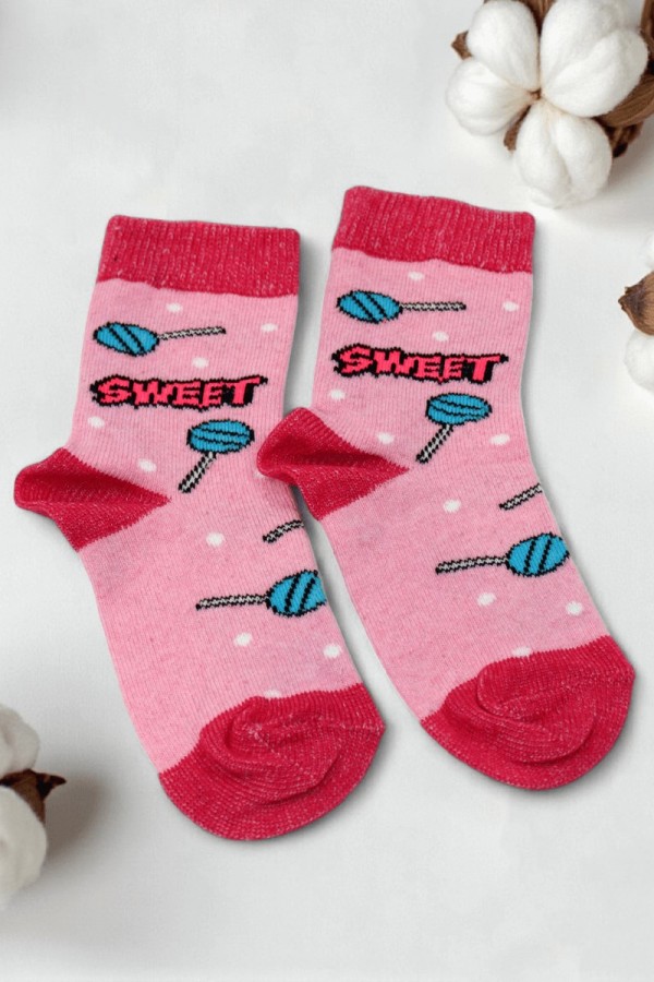 Vakre Kız Çocuk Çorap (3-4 Yaş) 9602-20