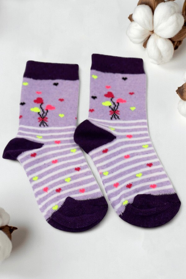 Vakre Kız Çocuk Çorap (3-4 Yaş) 9602-21