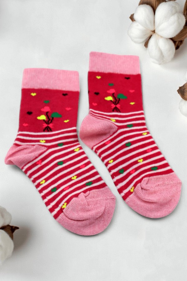 Vakre Kız Çocuk Çorap (3-4 Yaş) 9602-22