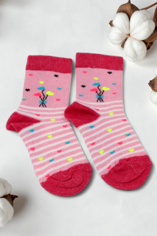 Vakre Kız Çocuk Çorap (3-4 Yaş) 9602-24