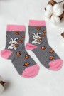 Vakre Kız Çocuk Çorap (3-4 Yaş) 9602-3