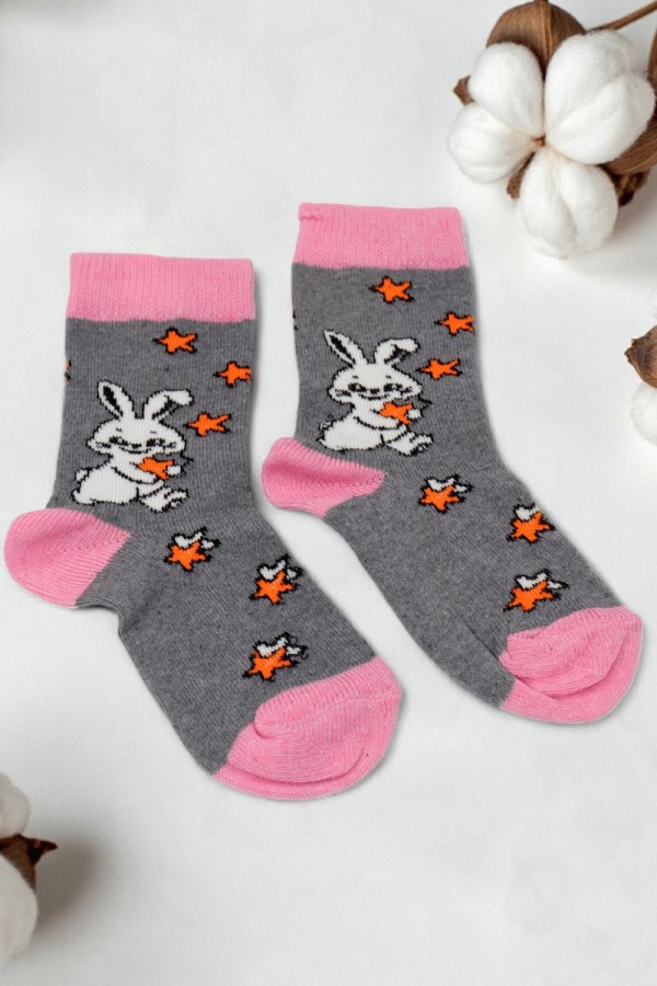 Vakre Kız Çocuk Çorap (3-4 Yaş) 9602-3