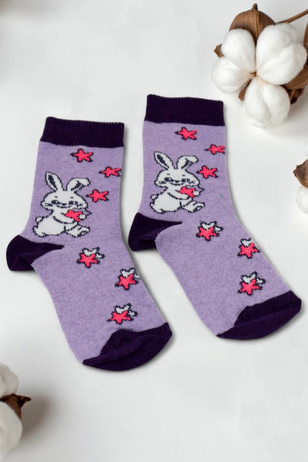 Vakre Kız Çocuk Çorap (3-4 Yaş) 9602-4