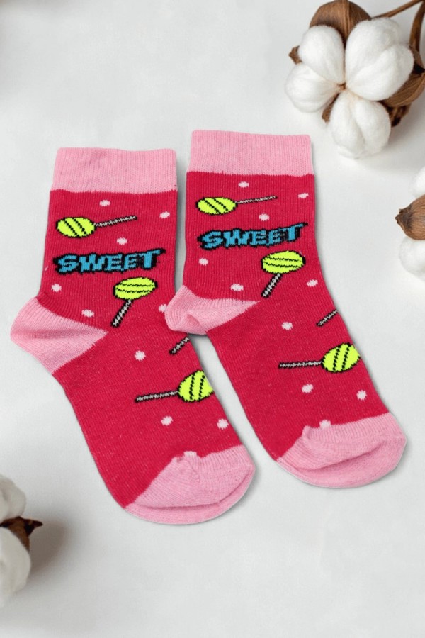 Vakre Kız Çocuk Çorap (3-4 Yaş) 9602-18