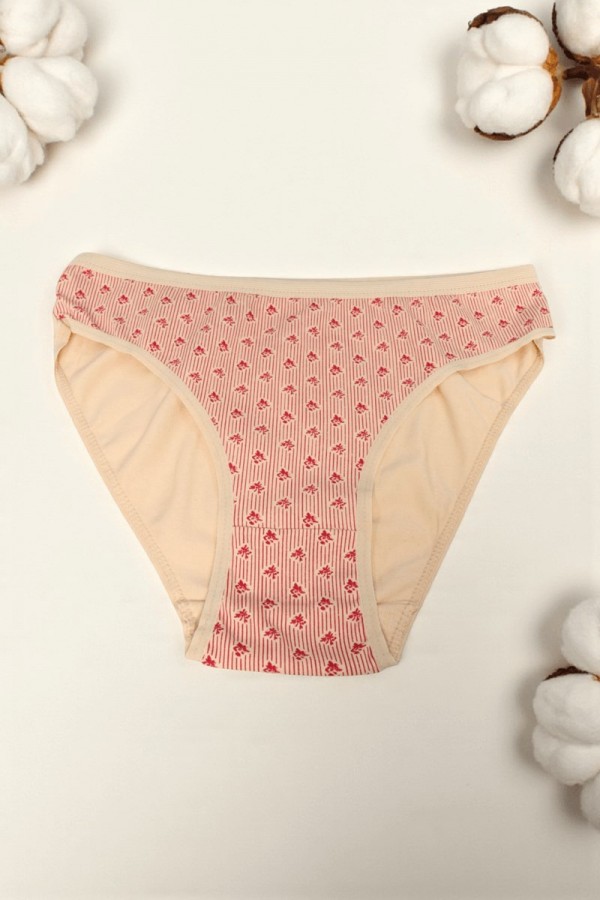 Dondeza 101 Desenli Kadın Slip Külot 8610-5