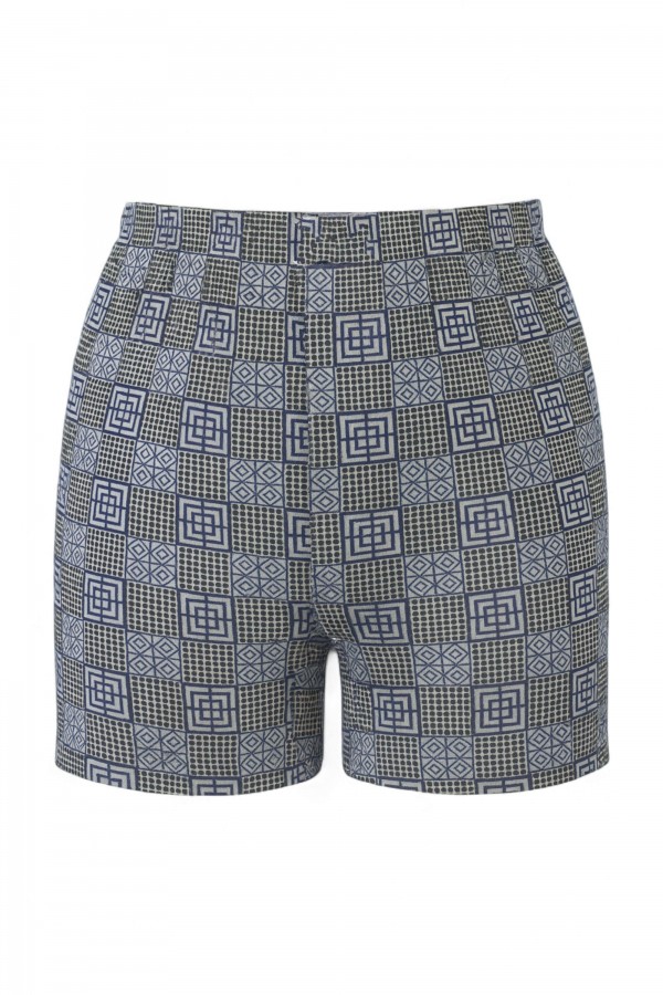 Nazar Yıldız Erkek Boxer Pamuk Likralı  8704-13