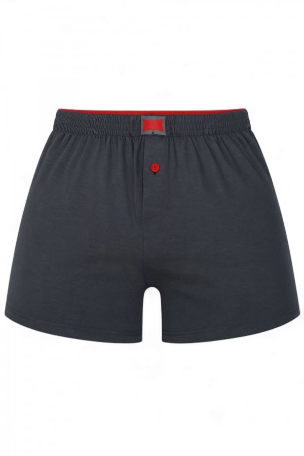 Tutku 117 Erkek Düz Penye Boxer 8705-12